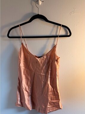 J. Crew Peach Satin Cami